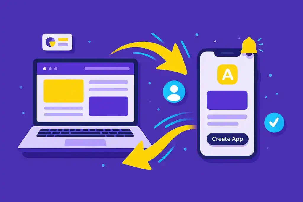 App creator tool for converting website to mobile app without coding