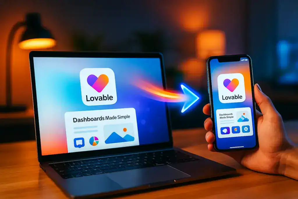 Convert Lovable web app to native Android and iOS mobile app with AppMyWeb